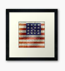 Pledge Framed Print