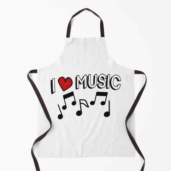 Item preview, I love Music - White designed and sold by BusyMonkeys.