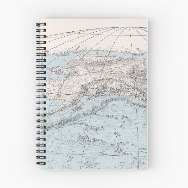 Item preview, Vintage Gulf of Alaska Geological Map (1980) Alaskan Topography Atlas designed and sold by BravuraMedia.