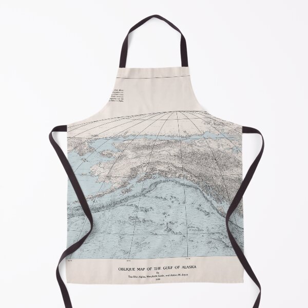 Item preview, Vintage Gulf of Alaska Geological Map (1980) Alaskan Topography Atlas designed and sold by BravuraMedia.
