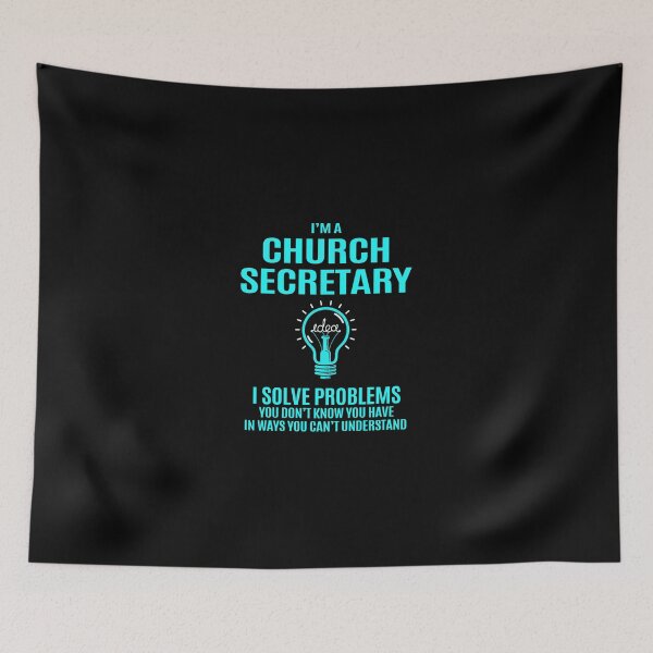 Item preview, Church Secretary T Shirt - I Solve Problems Gift Item Tee designed and sold by chencktwan.