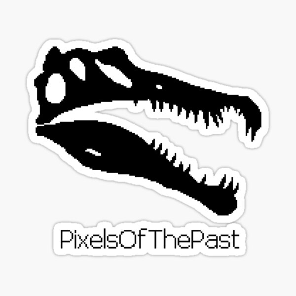 Item preview, PixelsOfThePast Spinosaurus Logo designed and sold by PixelsOfThePast.