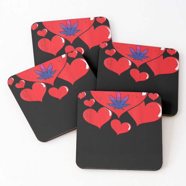 Item preview, Love Weed LGBT-Q Bi-sexual Pride Marijuana Pot-head Stoner designed and sold by IrvingMorales.