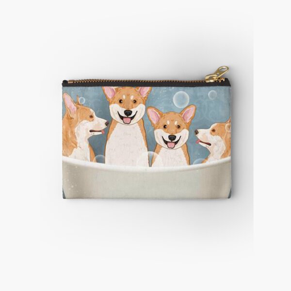 Item preview, White Dog Corgi Bath Soap Wash Your Paws designed and sold by lianabrews.