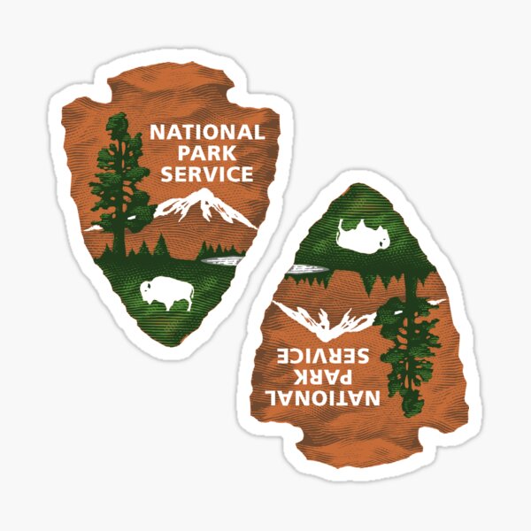 United States National Park Service (NPS) 2-in-1 Sticker
