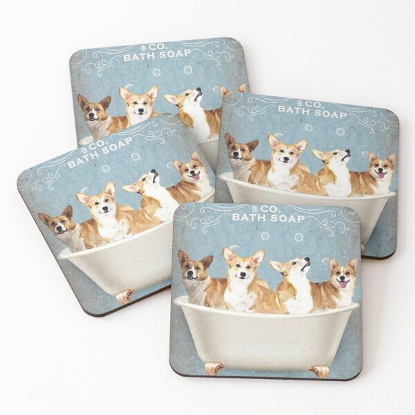 Item preview, Family Dog Bath Soap Wash Your Paws Happy designed and sold by lianabrews.