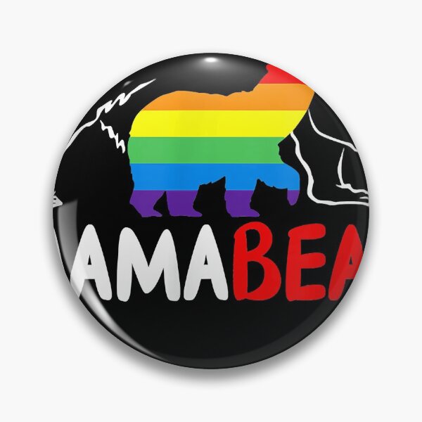Aperçu de l'œuvre Maman Ours Fière Maman Drapeau Arc-en-ciel Fierté LGBT Fête des Mères créée et vendue par IrvingMorales.