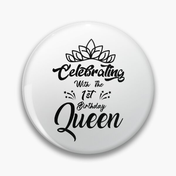 Item preview, Celebrando con la imagen de fomat PNG de la reina del 1er cumpleaños para camisetas, tazas, caja del teléfono y etc. designed and sold by ArtCafeND.