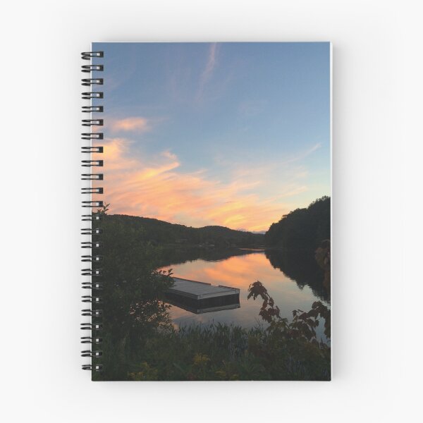 Item preview, Lake Sunset on Dock designed and sold by Johnston Creative.