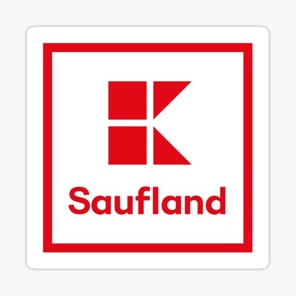 "Saufland Kaufland logo" Sticker for Sale by Store3000 Redbubble