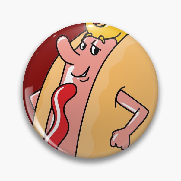Item preview, Hot Dog Cartoon Character Design designed and sold by ParadoxEnvision.