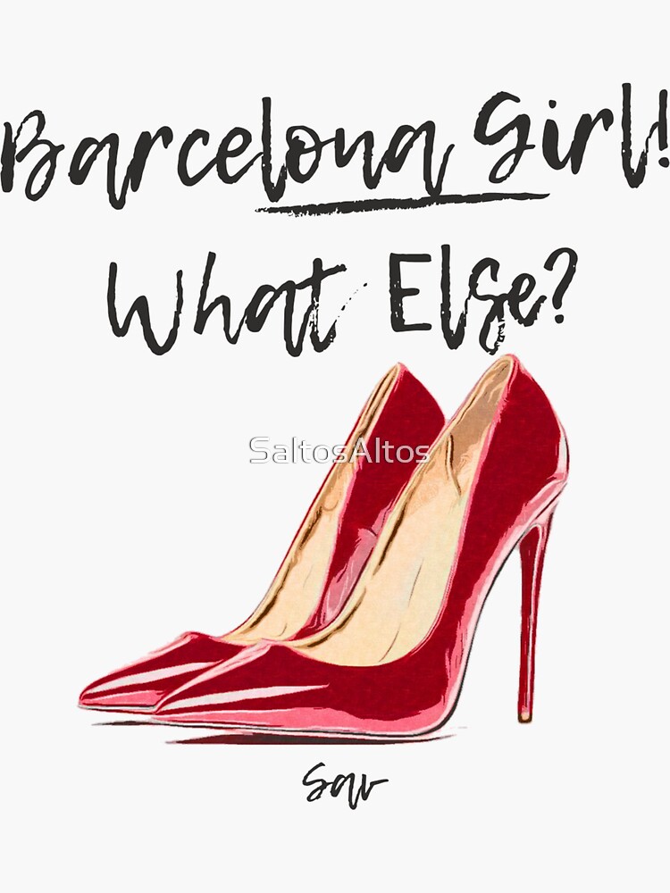 Thumbnail 3 of 3, Sticker, Barcelona designed and sold by SaltosAltos.