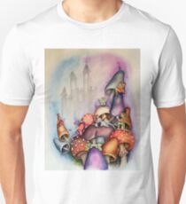 Fairies World - Mundo de Hadas - Le Monde des Fées (Original Background) Unisex T-Shirt