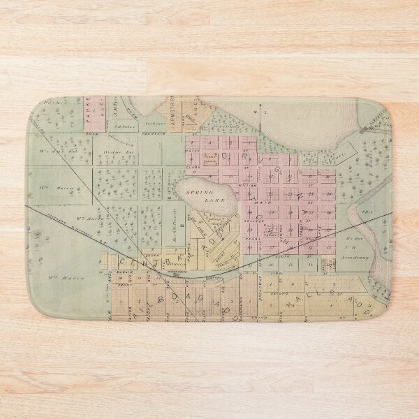 Item preview, Old Albert Lea MN Map (1874) Vintage Minnesota City Atlas designed and sold by BravuraMedia.