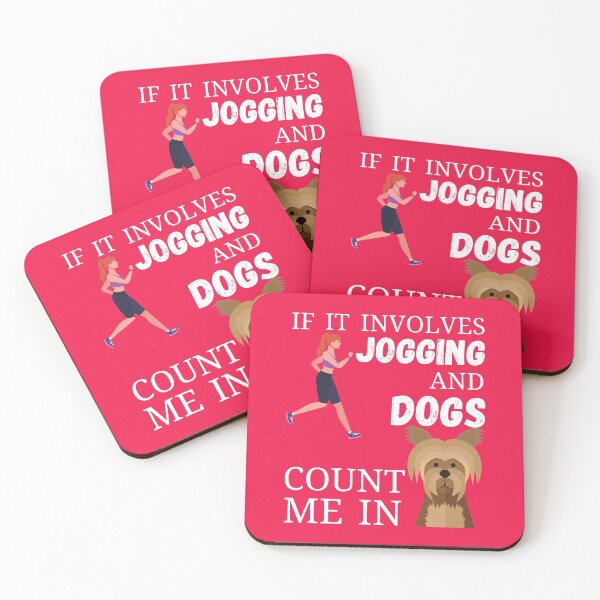 Item preview, Jogging and dogs t-shirt design designed and sold by PinkArtDesigns.