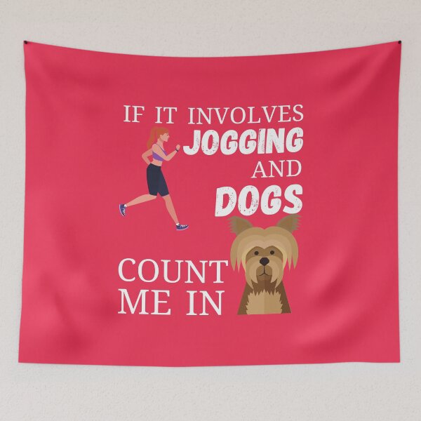 Item preview, Jogging and dogs t-shirt design designed and sold by PinkArtDesigns.