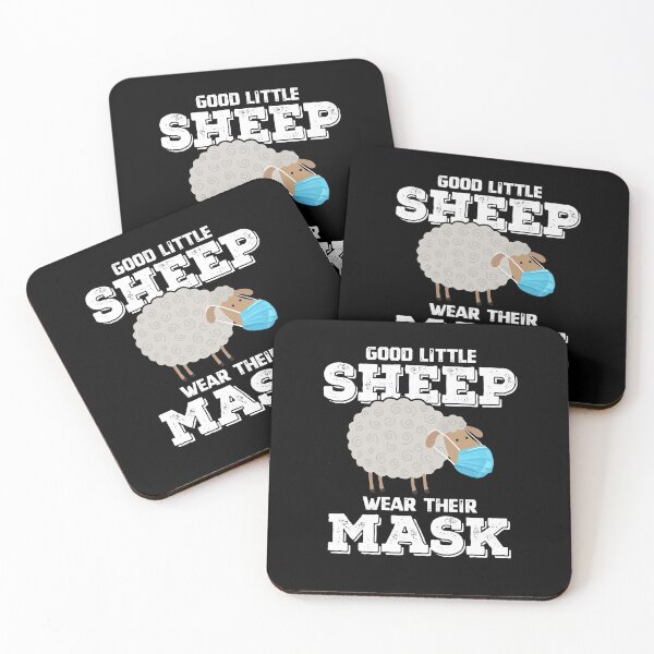 Item preview, Good Little Sheep Wear Their Mask Funny Saying designed and sold by Dressed For  Duty.