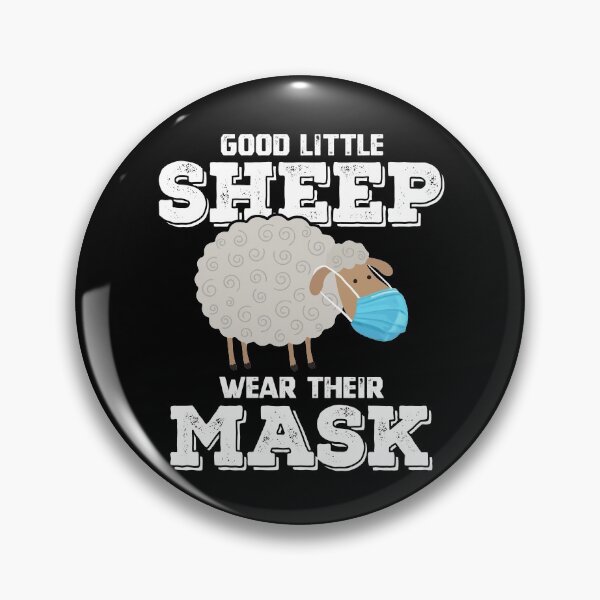 Item preview, Good Little Sheep Wear Their Mask Funny Saying designed and sold by Dressed For  Duty.