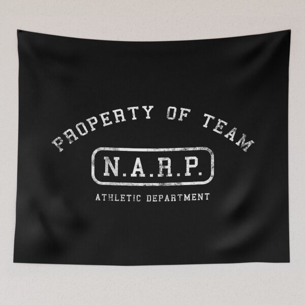 Item preview, Distressed Property of Team NARP White designed and sold by cmd-art.