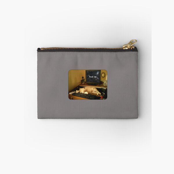 Item preview, Cooper The Cat says, "Feed me." designed and sold by Chemobius.