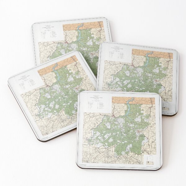 Item preview, Allegheny National Forest Map (1974) Pennsylvania Nature Reserve Atlas designed and sold by BravuraMedia.