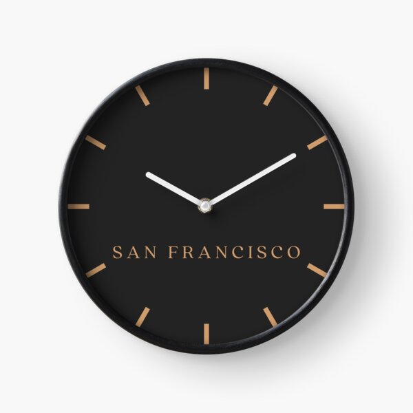 San Francisco Stock Market Time Zone Newsroom Wall Clock Clock