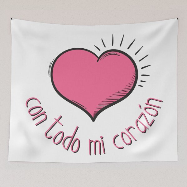 Item preview, With All My Heart Con Todo Mi Corazón designed and sold by Legit Hooligan.