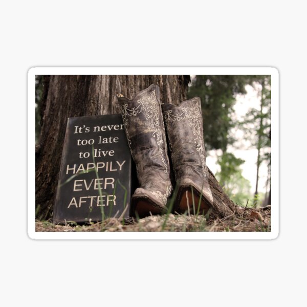 Country Wedding Sticker