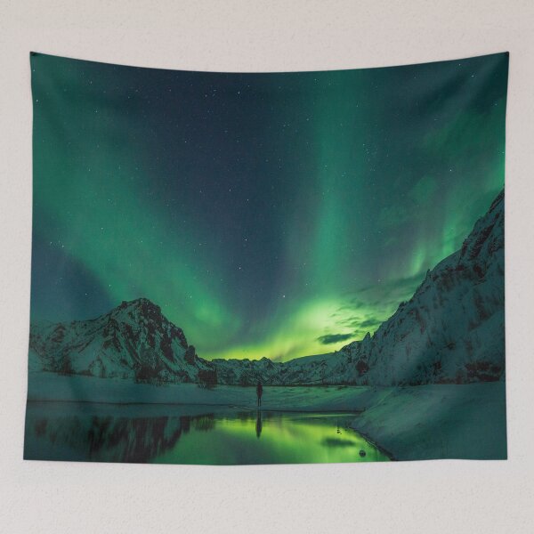 Item preview, green mountains lake view designed and sold by NewPrint.
