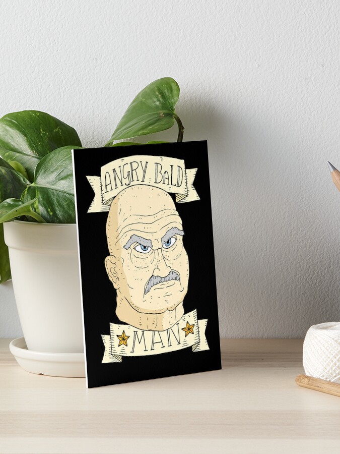 Bald Man Print 