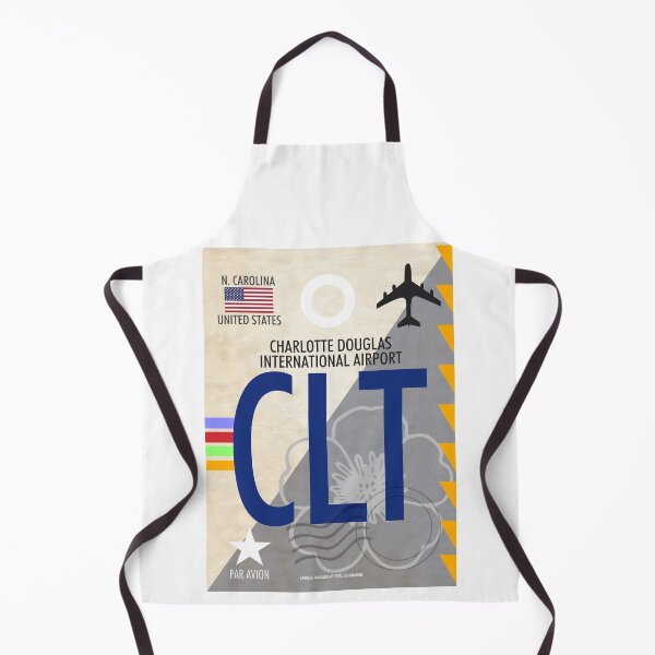 Item preview, CLT CHARLOTTE DOUGLAS INTERNATIONAL AIRPORT NORTH CAROLINA Luggage Tag Baggage Tag Airport Code UNITED STATES USA designed and sold by kwiebe34.