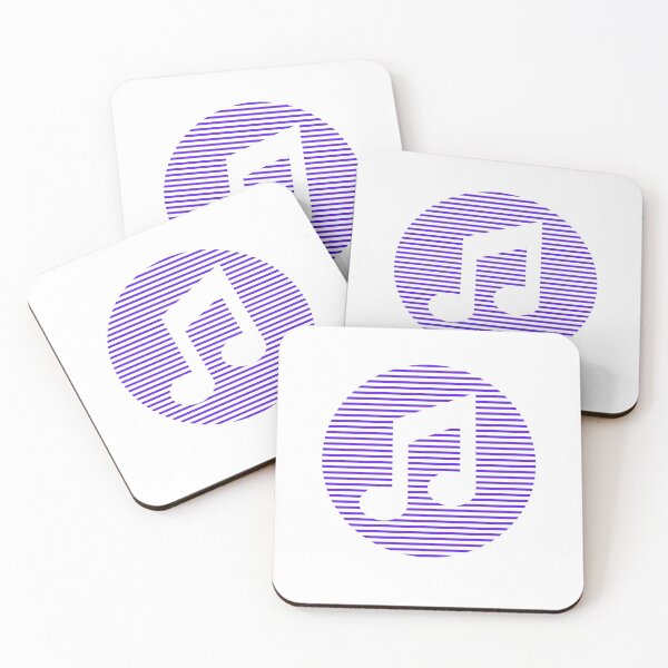 Item preview, Purple Glow Music Notes  designed and sold by Simran  Pal ⭐⭐⭐⭐⭐.