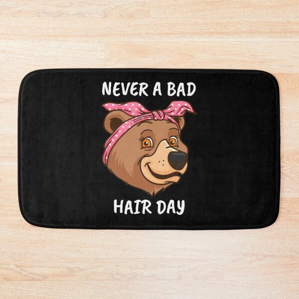 Item preview, Grizzly Bear Gift Nature Never A Bad Hair Day Grizzly Bear designed and sold by DSWShirts.