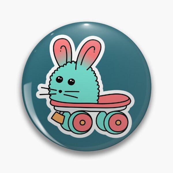 Item preview, Bunny Slippers Roller Skate designed and sold by Doodles by Stephanie.