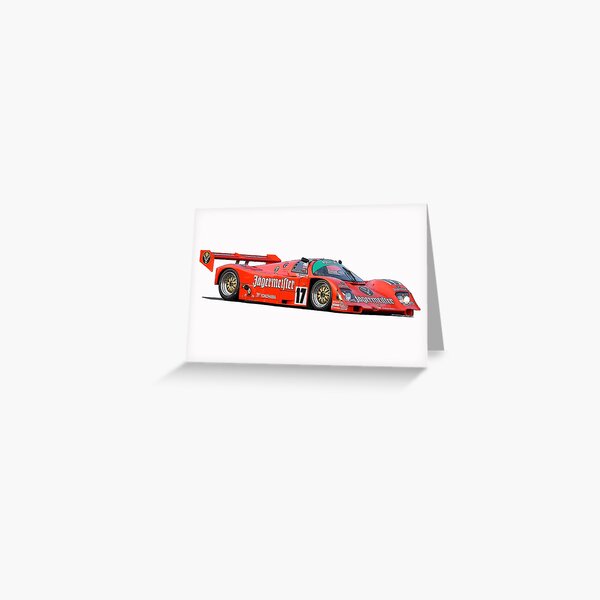 Le Mans Jaegermeister Porsche Greeting Card