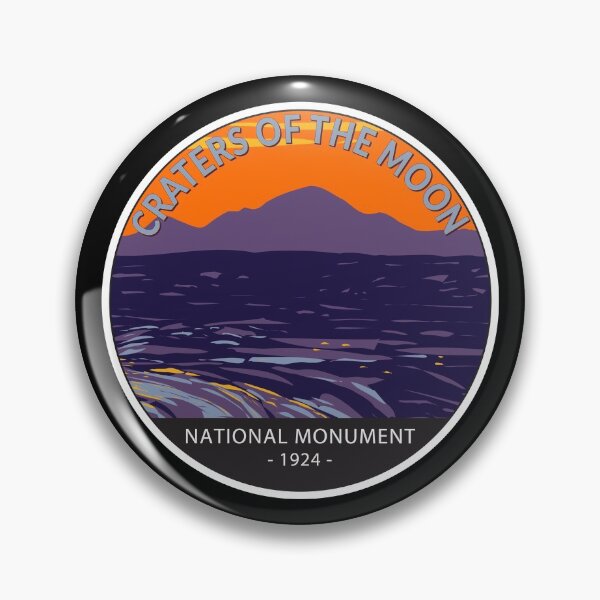 Item preview, Craters of the Moon National Monument Idaho Circle designed and sold by KrisSidDesigns.