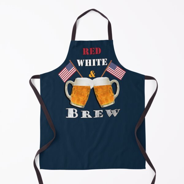 Item preview, Red, White & Brew Patriotic Graphic Design Beer Cheers American designed and sold by Cute & Sassy Custom Gifting Boutiques.