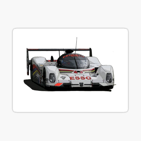 Le Mans Peugeot 905 Sticker
