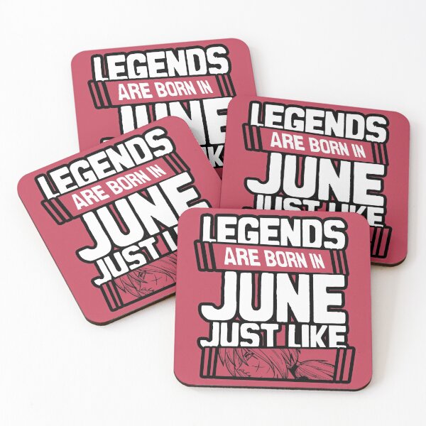 Item preview, Legends Are Born In June | Happy Birthday Rurouni Kenshin designed and sold by The Shonen Spot.