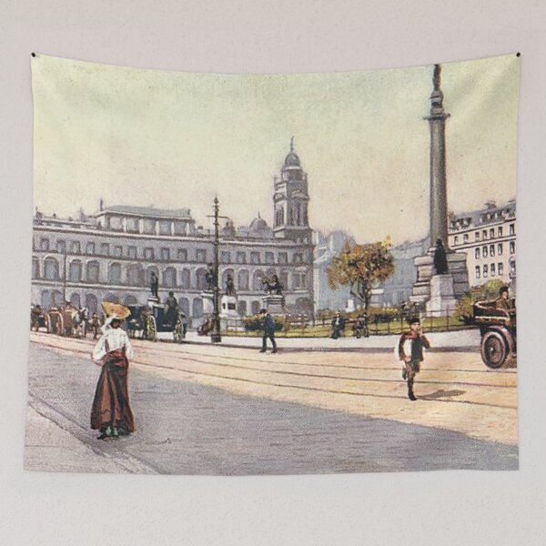 Item preview, Vintage Illustration of George Square, Glasgow designed and sold by yourscotland.