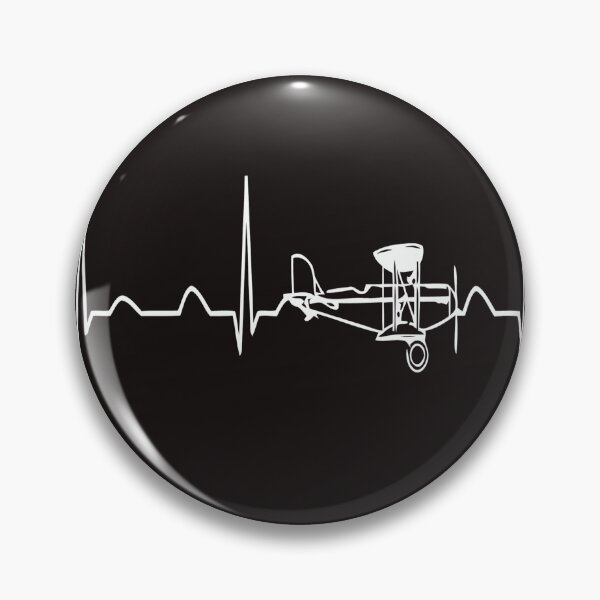 Artikelvorschau, Flugzeugpilot Heartbeat Shirt entworfen und verkauft von pinon24102410.