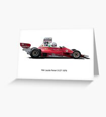 Ferrari 312 Nikki Lauda Greeting Card