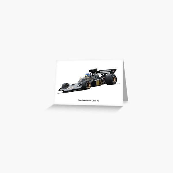 Lotus 72 Ronnie Peterson Greeting Card