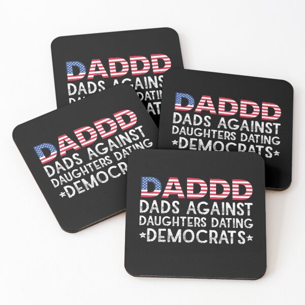 Item preview, Daddd dads against daughters dating democrats funny dad designed and sold by MotivatedMode.