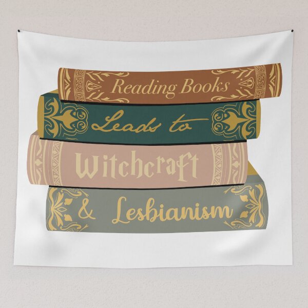 Item preview, Reading Leads to Witchcraft and Lesbianism designed and sold by CMORRISON12345.