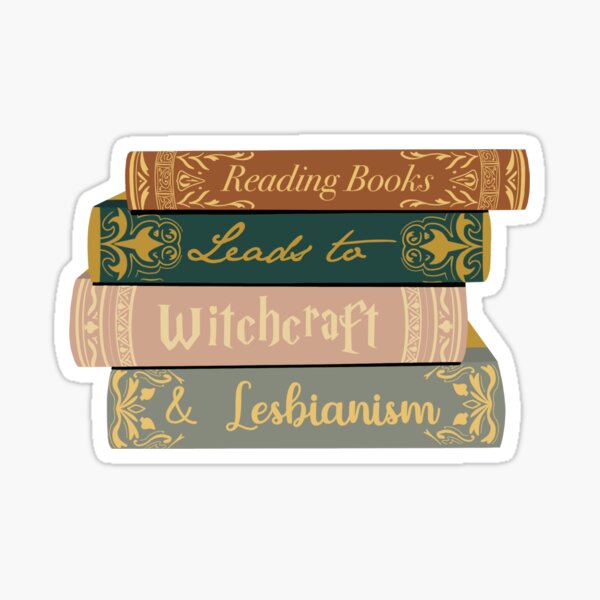 Item preview, Reading Leads to Witchcraft and Lesbianism designed and sold by CMORRISON12345.