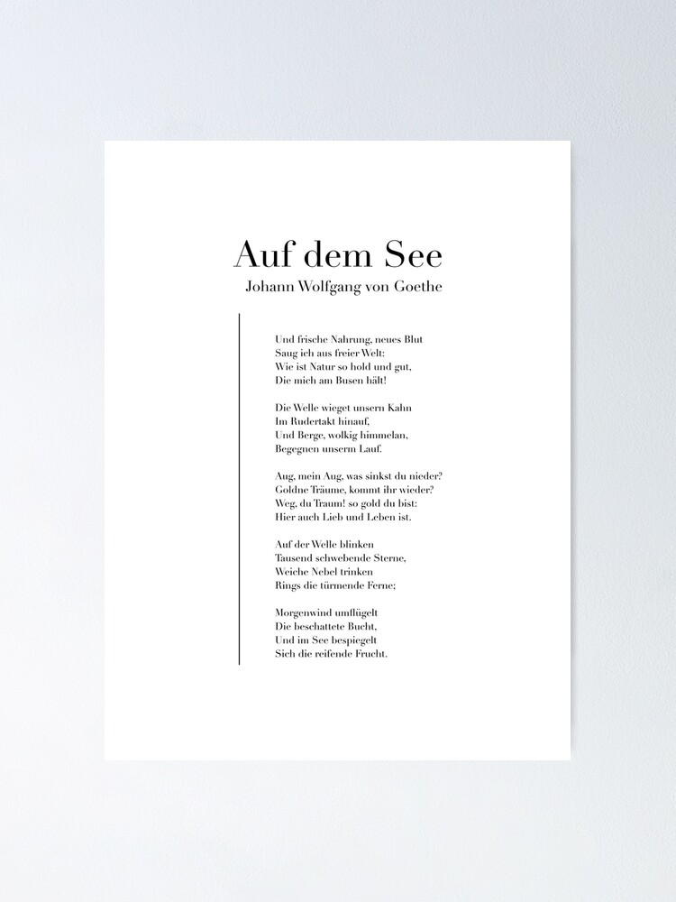 Auf dem for | wisemagpie Sale von by Goethe\