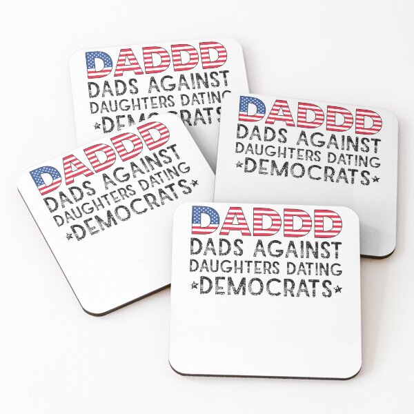 Item preview, Daddd dads against daughters dating democrats funny dad designed and sold by MotivatedMode.
