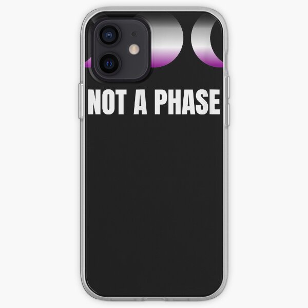 Not A Phase Moon Luna Asexual LGBT Pride Equality Respect iPhone Soft Case