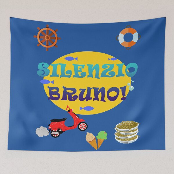 Item preview, Silenzio Bruno Quote designed and sold by Gabrielaxel300.
